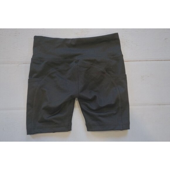 Athletic Works Girls Black Biker Shorts - Size XS (4/5) - Picture 4 of 4